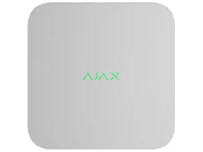 Ajax Ajax 70934.122.WH NVR Bianco 16 Canali Network Video Recorder 4K per Videosorveglianza