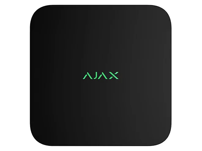 Ajax Ajax 127057.122.BL NVR DC Nero 16 Canali Network Video Recorder 4K a Bassa Tensione