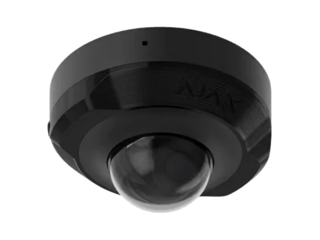 Ajax Ajax 76023.214.BL1 DomeCam mini 8MP con Ottica 2.8mm Nera