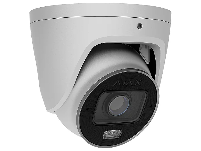 Ajax Ajax 126281.197.WH1 TurretCam HLVF 5MP Bianca con AI, Visione Notturna e Lente Varifocale