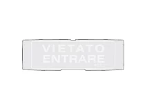 Notifier Notifier P-PAN1-P-VEN-G PELLICOLA VIETATO ENTRARE FONDO GRIGIO