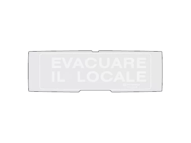 Notifier Notifier P-PAN1-P-EVL-G PELLICOLA EVAQUARE IL LOCALE FONDO GRIGIO