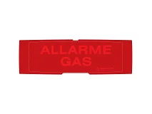 Notifier Notifier P-PAN1-P-AG-R PELLICOLA V.E. ALLARME GAS FONDO GRIGIO