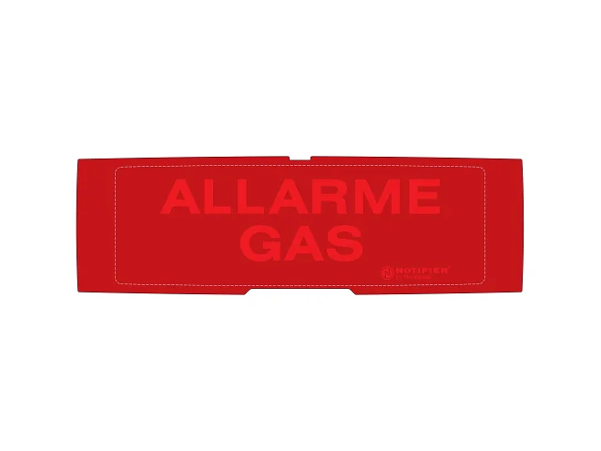Notifier Notifier P-PAN1-P-AG-R PELLICOLA V.E. ALLARME GAS FONDO GRIGIO