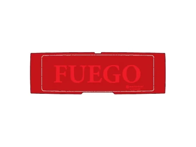 Notifier Notifier P-PAN1-P-FUE-R PELLICOLA FUEGO FONDO ROSSO