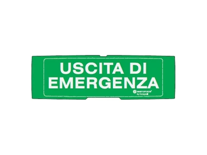 Notifier Notifier P-PAN1-P-USC-V PELLICOLA USCITA DI EMERGENZA FONDO VERDE
