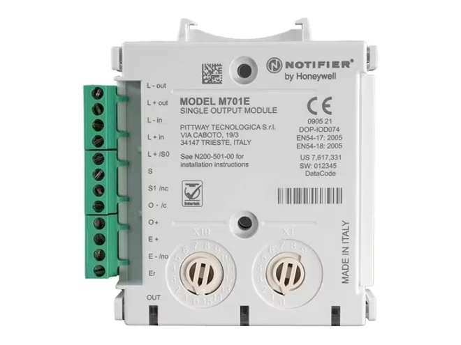 Notifier Notifier M701E SINGLE OUTPUT MODULE