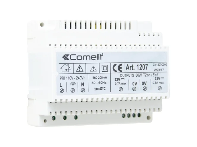 Comelit Comelit 1207 ALIMEN. DOPPIA USCITA 33/20VCC, IN 230VCA