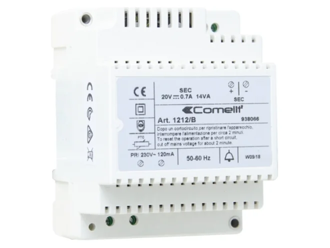 Comelit Comelit 1212/B ALIMENTATORE 230 VAC / 20 VDC / 14VA