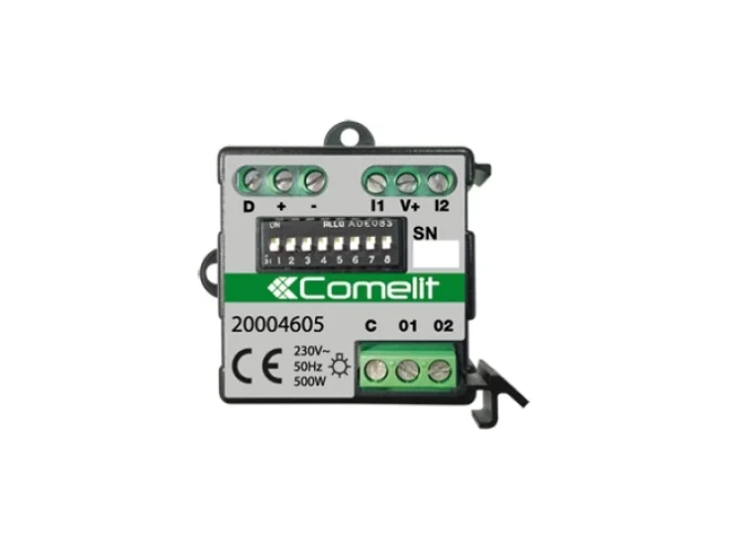 Comelit Comelit 20004605 MODULO BUS 2IN/2OUT 2A, INCASSO/GUIDA DIN