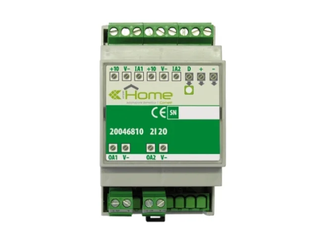 Comelit Comelit 20046810 MODULO SIMPLEHOME 2 INGRESSI 2 USCITE ANALOGICHE DIN (2I2O)