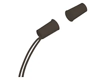Comelit Comelit 30007003 CONTATTO MAGNETICO INCASSO SIGARETTA PLASTICO MARRONE CORTO