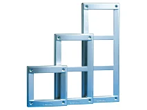 Comelit Comelit 3161/2A TELAIO SERIE VANDALCOM. COLORE GRIGIO ACCIAIO