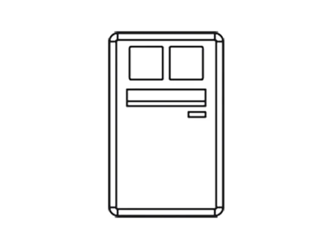 Comelit Comelit 3251/VPP/PW CASELLARIO POSTCOM PW, 1 CAS.POST.VERT, PREL.POST., PIANTANA