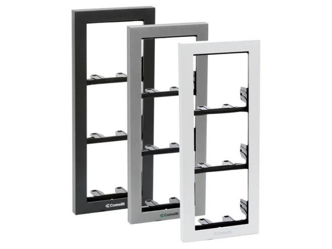 Comelit Comelit 3311/2A TELAIO 2 MODULI SERIE IKALL CON CORNICE COLORE ANTRACITE