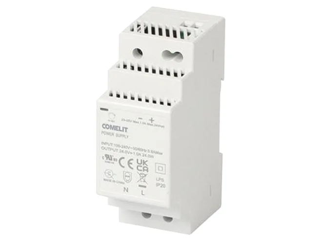 Comelit Comelit 43015A ALIM GUIDA DIN, INGR 230VAC, USC 12VDC/2A