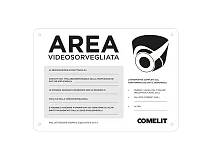 Comelit Comelit 43500C CARTELLO AREA VIDEOSORVEGLIATA ITALIANO