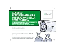 Comelit Comelit 43705A CARTELLO MISURAZIONE TEMPERATURA IT TELEC