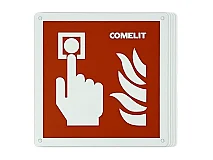 Comelit Comelit 43CPM000 CARTELLO METALLO PER PULSANTE ALLARME, 5PZ