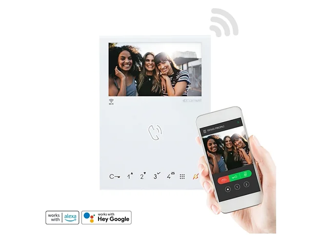Comelit Comelit 6741W VIDEOCITOFONO MINI VIVAVOCE WI-FI. SB2