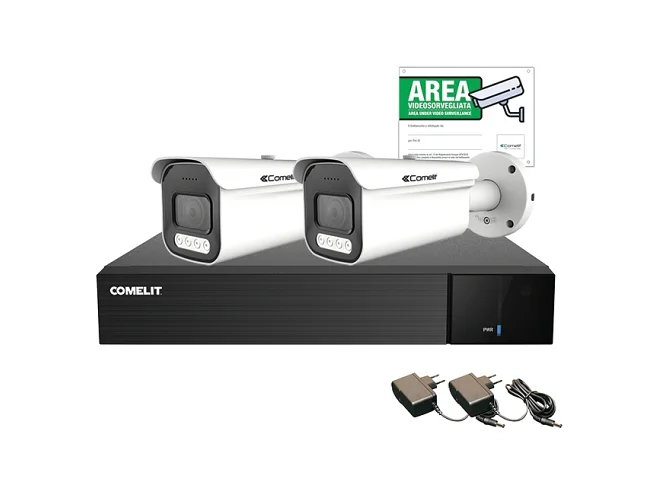 Comelit Comelit AHKIT008N05A KIT AHD AHDVR008N05A, 2x AHBCAMS05ZB, ACC