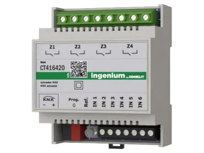Comelit Comelit CT416420 ATTUATORE KNX 6 INGRESSI - 4 USCITE 16A
