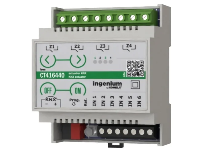 Comelit Comelit CT416440 ATTUATORE KNX 6 ING-4 USCITE 16A - MANUALE