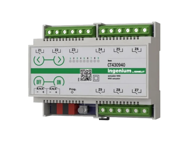 Comelit Comelit CT430940 ATTUATORE KNX 9 USCITE 16A - MANUALE