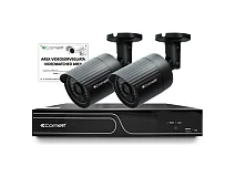 Comelit Comelit IPKITPOE402C KIT, 1 IPNVR104EPOE, 2 IPCAM102C, 1 43500