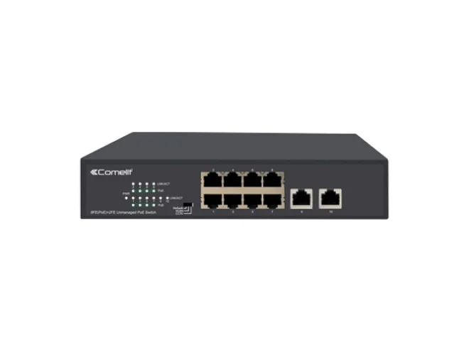 Comelit Comelit IPSWP08N100A SWITCH 8 PORTE POE + 2 UPLINK 10/100