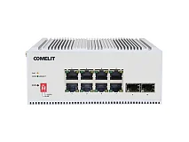 Comelit Comelit IPSWP10N02A SWITCH 8 PORTE POE + 2 SFP GIGABIT DIN