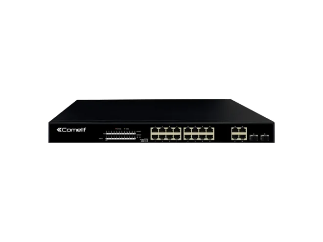 Comelit Comelit IPSWP22N01A SWITCH POE, 16 PORTE+4 Combo+2GE, GIGABIT