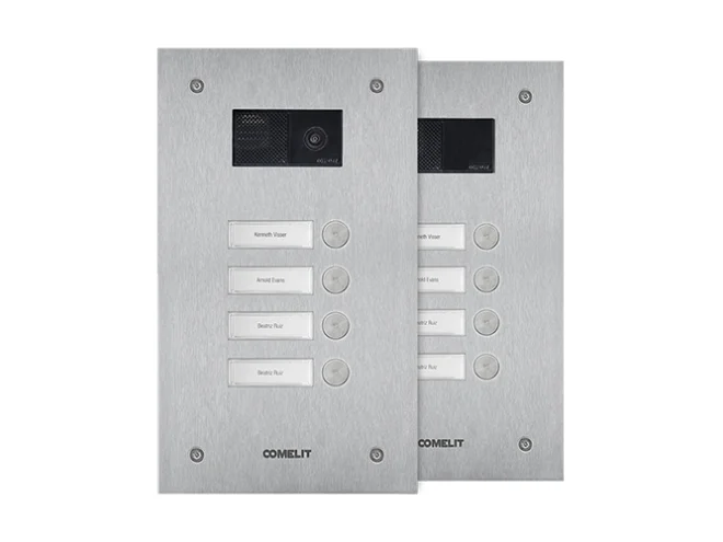 Comelit Comelit IX0104U FRONTALE STEELSWITCH CON 4 PULSANTI