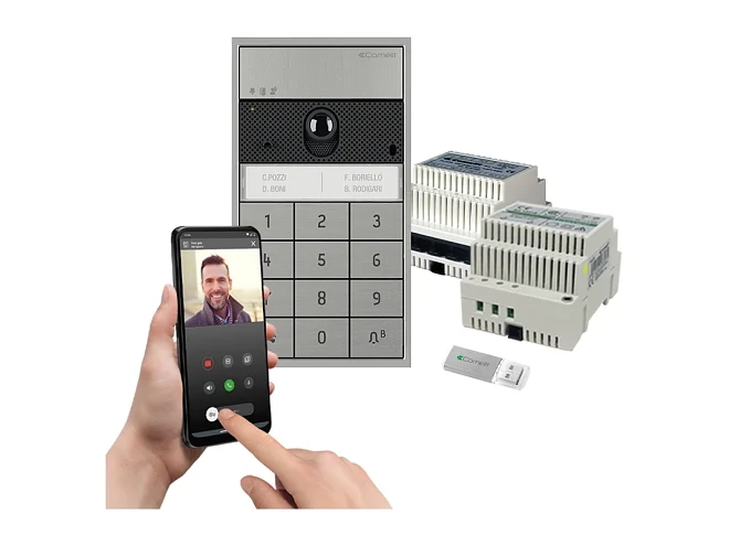 Comelit Comelit KVU8509 KIT MONO ULTRA DA PARETE E GW MASTER. VIP