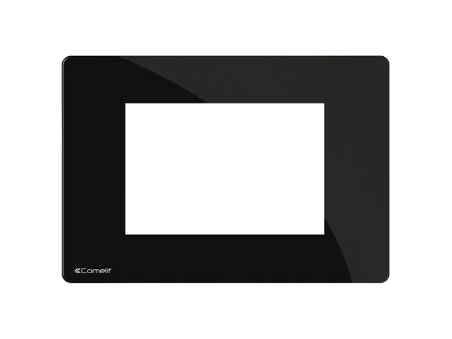 Comelit Comelit ONE/PB/BL3 PLACCA ABSOLUTE BLACK ONE COMP BTICINO LIVING LIGHT 3 MODULI