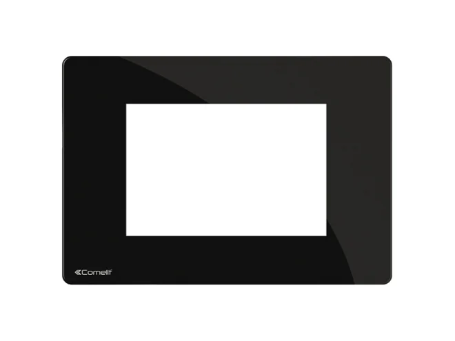 Comelit Comelit ONE/PB/VE3 PLAC. ABSOLUTE BLACK ONE X VIMAR EIKON/PLANA 3 MOD