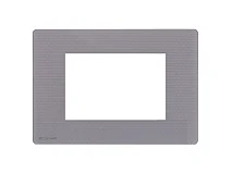 Comelit Comelit ONE/PG/BA4 PLACCA GRAFITE ONE COMP BTICINO AXOLUTE 4 MODULI