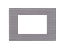 Comelit Comelit ONE/PG/BL3 PLACCA GRAFITE ONE COMP BTICINO LIVING LIGHT 3 MODULI