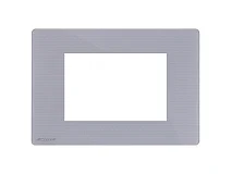 Comelit Comelit ONE/PP/BA3 PLACCA GRIGIO PERLA ONE COMP BTICINO AXOLUTE 3 MODULI