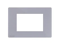 Comelit Comelit ONE/PP/BL3 PLACCA GRIGIO PERLA ONE COMP BTICINO LIVING LIGHT 3 MODULI