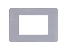 Comelit Comelit ONE/PP/BL4 PLACCA GRIGIO PERLA ONE COMP BTICINO LIVING LIGHT 4 MODULI