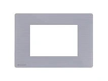 Comelit Comelit ONE/PP/VE3 PLACCA GRIGIO PERLA ONE COMP VIMAR EIKON E PLANA 3 MODULI
