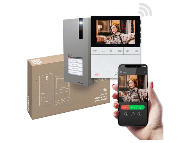 Comelit Comelit PL8451V KIT QUADRA E PEOPLE VIVAVOCE WI-FI. SB2