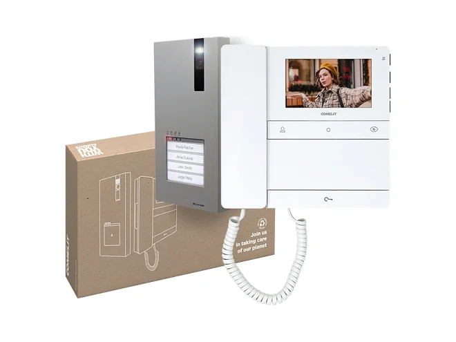Comelit Comelit PL8461M KIT QUADRA E PEOPLE CON CORNETTA. SB2
