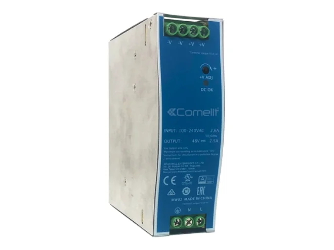 Comelit Comelit PS4825A ALIMENTATORE 48VDC/2.5A BARRA DIN
