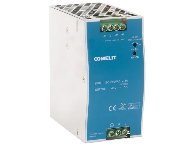Comelit Comelit PS4850A ALIMENTATORE 48VDC/5A BARRA DIN