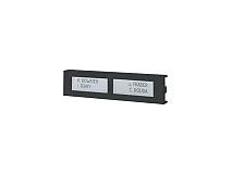 Comelit Comelit UT9212MB PULSANTE DOPPIO METAL ULTRA BLACK