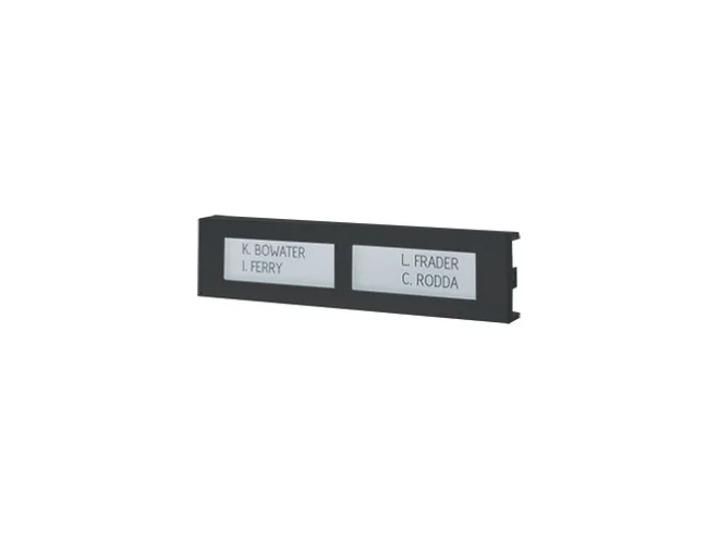 Comelit Comelit UT9212MB PULSANTE DOPPIO METAL ULTRA BLACK