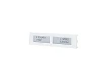 Comelit Comelit UT9212MW PULSANTE DOPPIO METAL ULTRA WHITE
