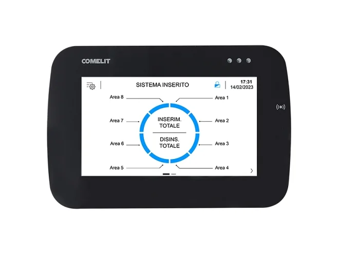 Comelit Comelit VEDO5TPR TASTIERA 5 TOUCH NERA PER VEDO CON RFID